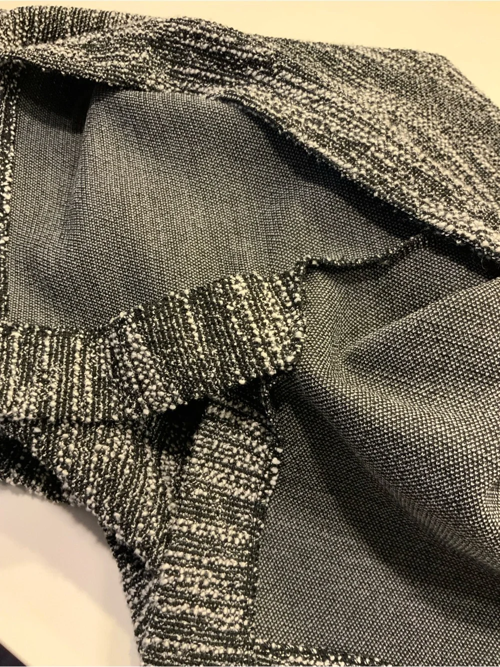 Banana Republic Black & White Knit Short Sleeve Dress